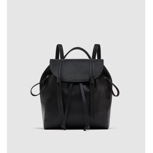 Zara Faux leather backpack